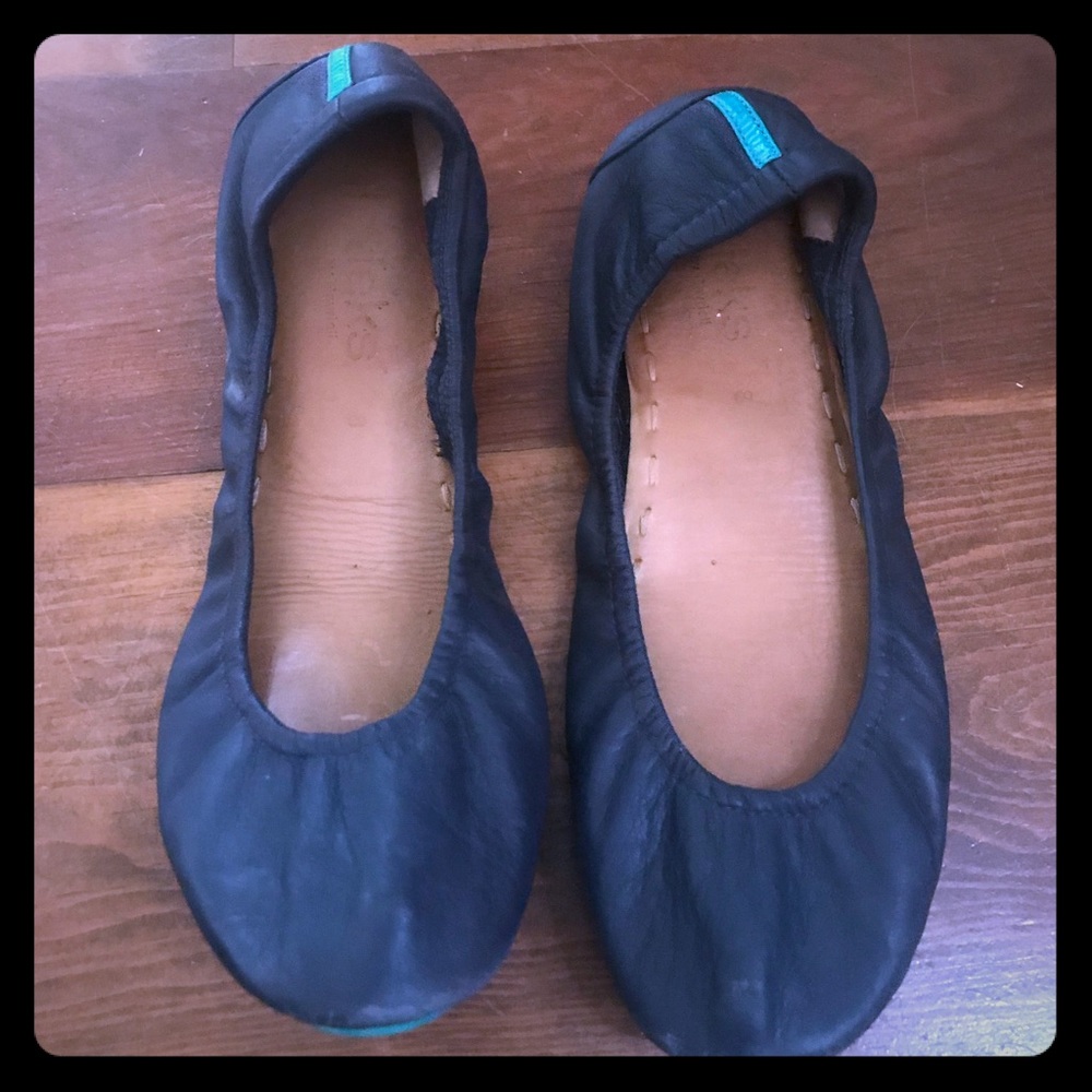 Gently used navy tieks
